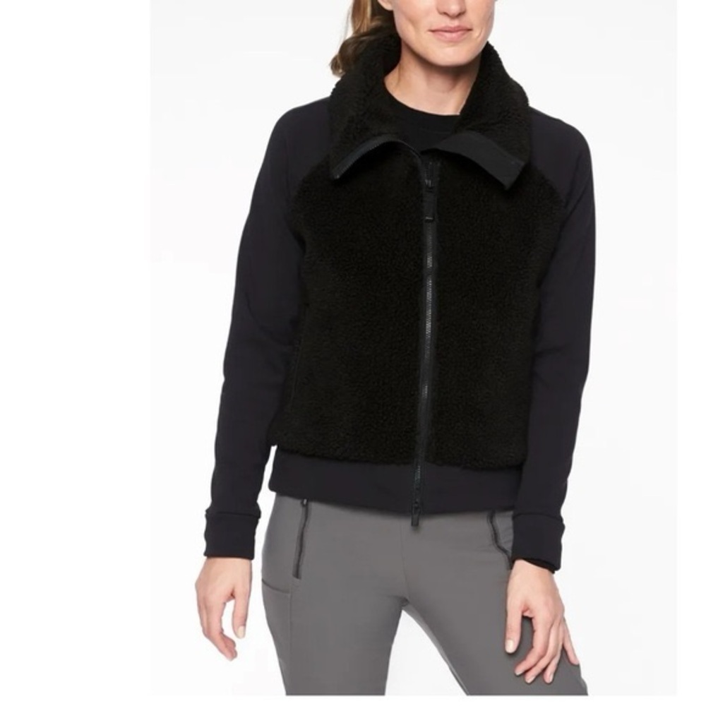 Athleta Range Sherpa Crop Jacket XS - Picture 6 of 16